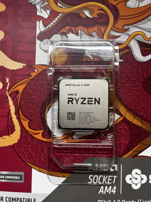 Комплект ryzen 5 3600 (або 7 5700х) + soyo b450m