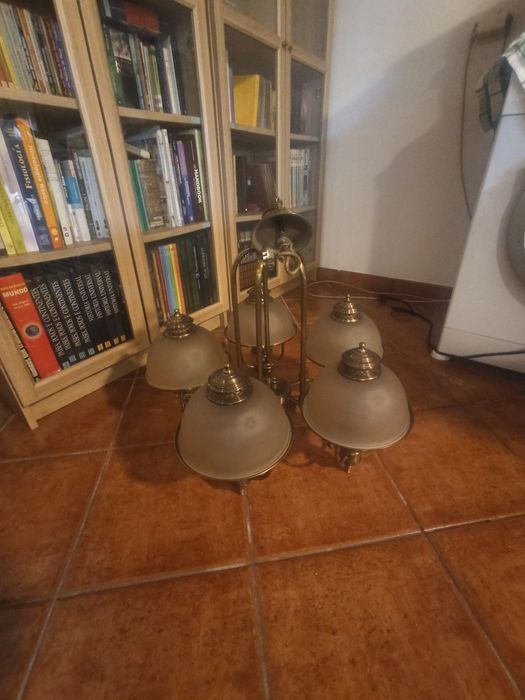 Conjunto de candeeiros de teto