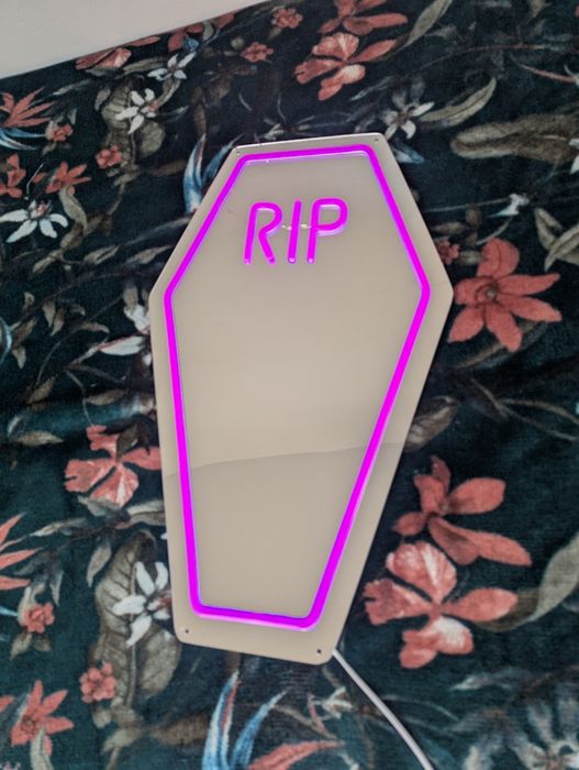 Lustro neonowe LED nowe  podświetlane neon