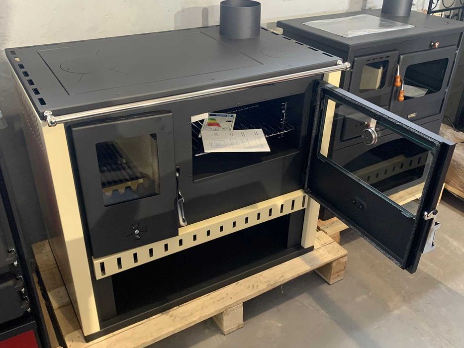 СТОК! PRITY GT FS G DR [15 кВт] з варильною поверхнею і духовкою, крем