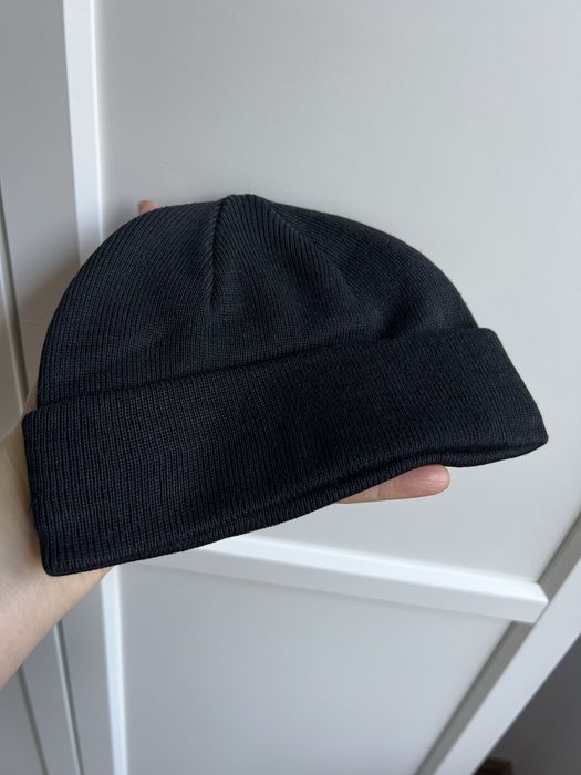 ASOS nowe 2 czapki mini fisherman beanie czarny szary melanż 2 set autumn winter jesień zima
