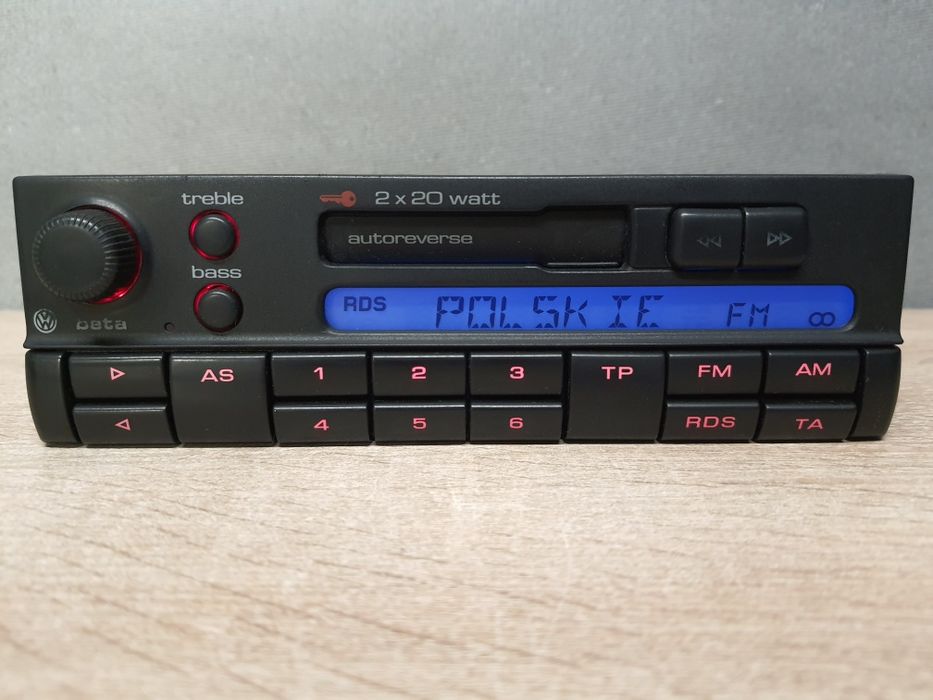 Radio Samochodowe Beta 4 VW Volkswagen + kod Golf transporter Passat