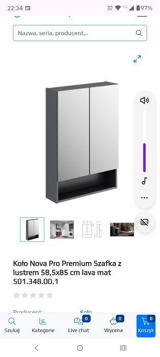 Szafka łazienkowa Koło Nova Premium