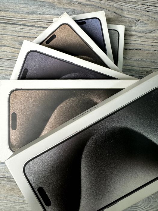 iPhone 15 pro max 256/512 black natur Titan идеальные  магазин