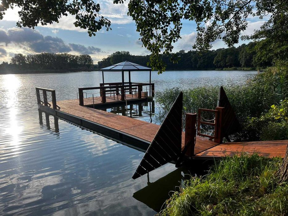 Pomost Pływający Pomosty Pływające Platforma Wyspa Rower wodny molo