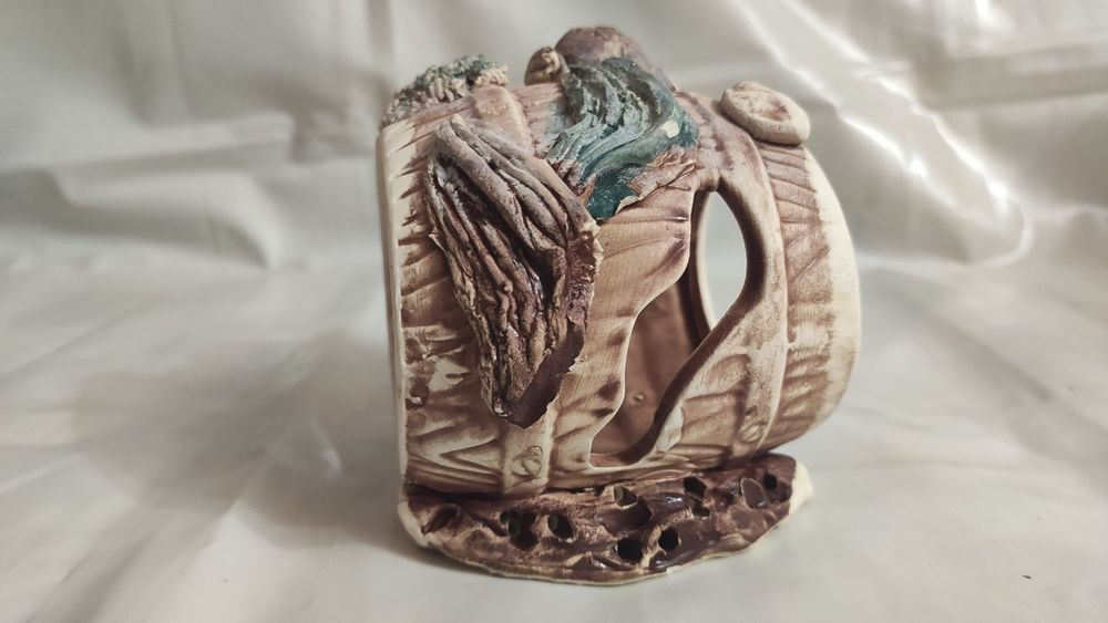 Декорация для аквариума, бочка,домик, островок для черепахи