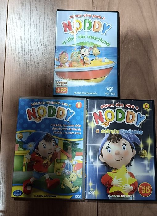 3 DVDs de animação Noddi