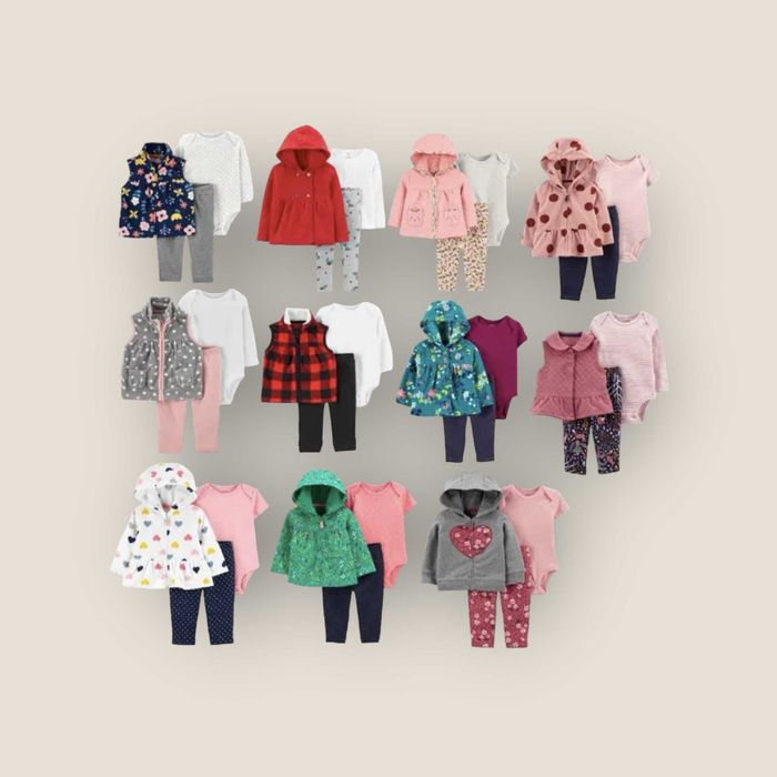 Костюм (боді+ штани+ жилетка) Carters Картерс тройка 1 - 5 роки