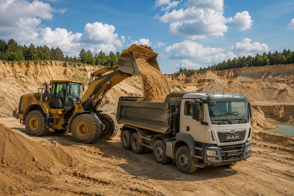 Piach zasypowy Kielce Jędrzejów transport