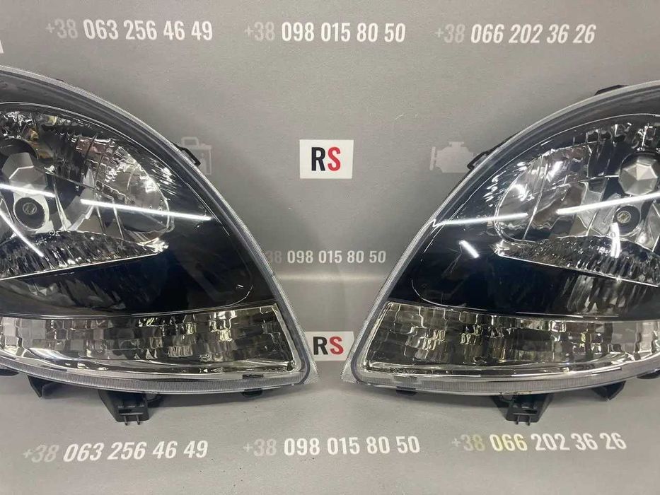 Фари передні чорні Renault Kangoo Рено Кенго фара 2003-2008 6061107E