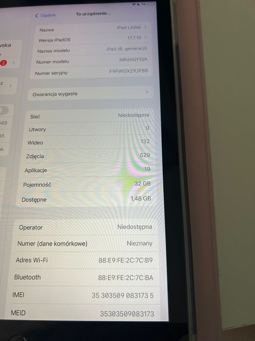 Ipad 6 generacji