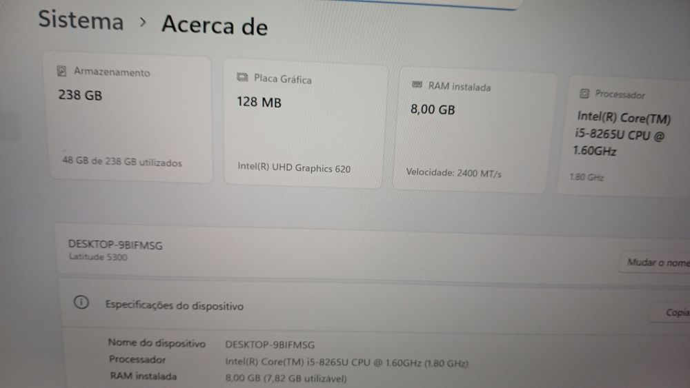 Portatil Dell i5 5300