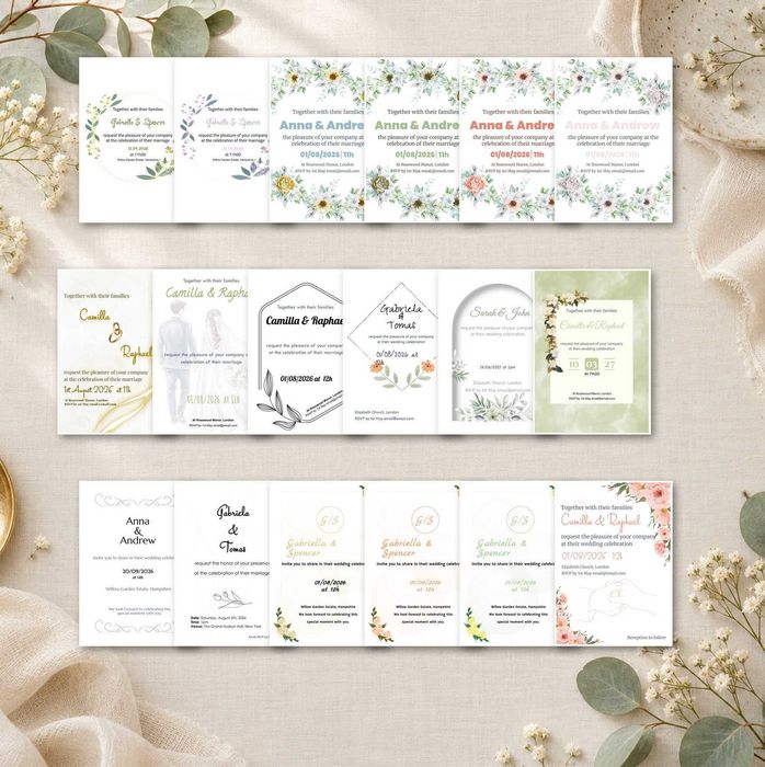 CONVITES DE CASAMENTO PERSONALIZADOS – DIGITAL OU IMPRESSO