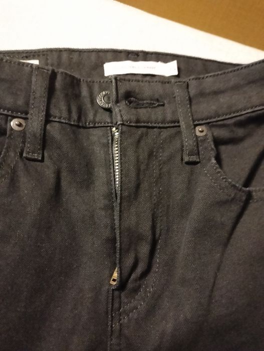 Damskie czarne jeansy Levi's Premium