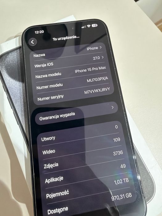 Iphone 15 pro max 1TB