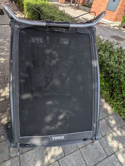 Przyczepka Thule Chariot Sport 2 hamulec, uchwyt do roweru