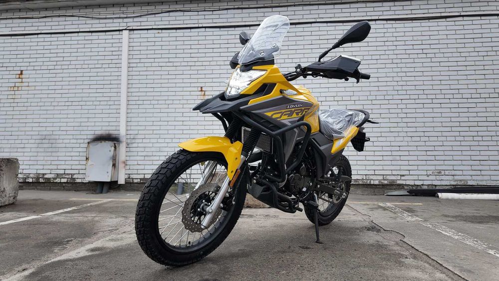 Мотоцикл ZONSEN CARRERA, 300см3, жовтий (+ пластик + бампер)