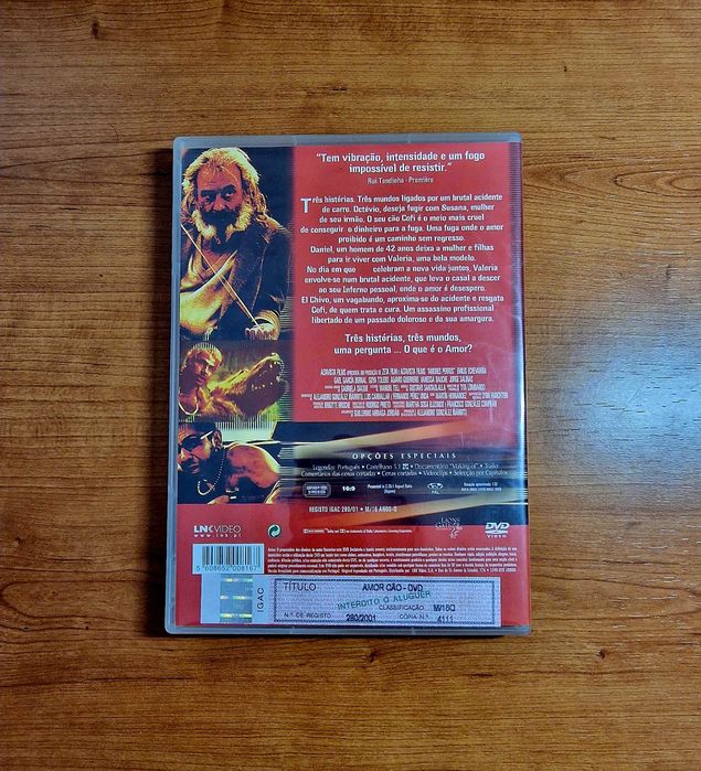 AMOR CÃO (Alejandro González Iñárritu) Gael García Bernal/Goya Toledo