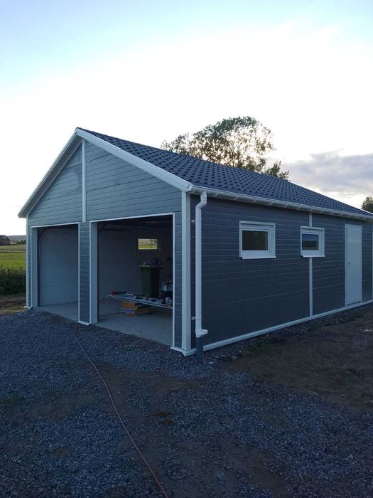 PŁYTA WARSTWOWA - Garaże, bramy, szopy, domki, hale z PŁYTY WARTSWOWEJ