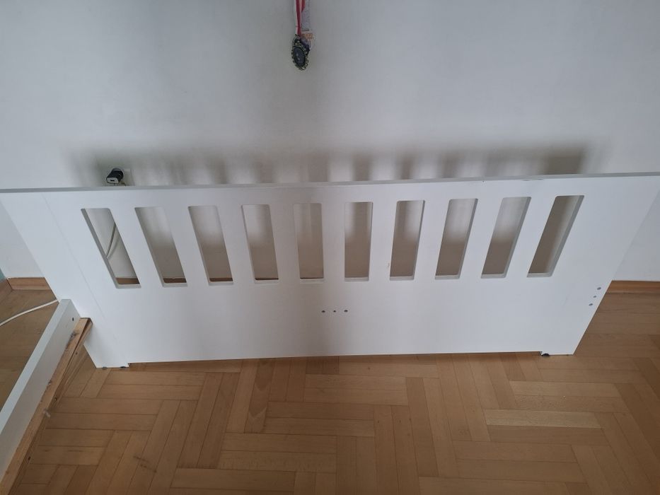 Łóżko białe 140x200 młodzieżowe