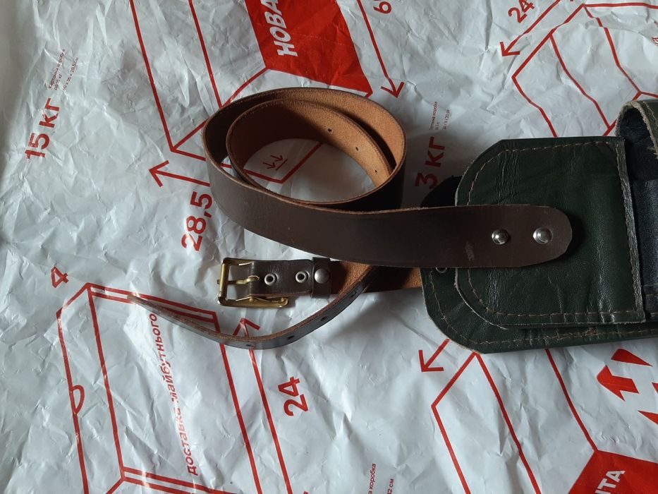 Патронташ кожа,брезент