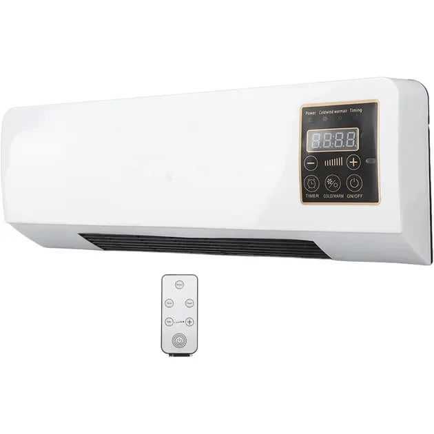 Настенный обогреватель-кондиционер 2 в 1 с пультом управления