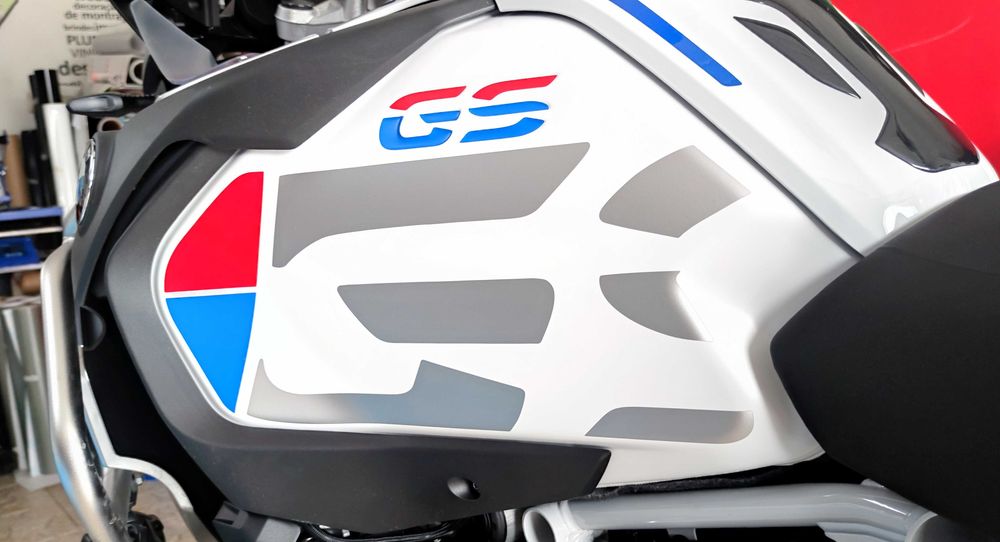 Kit autocolantes BMW GS p/ lateral depósito