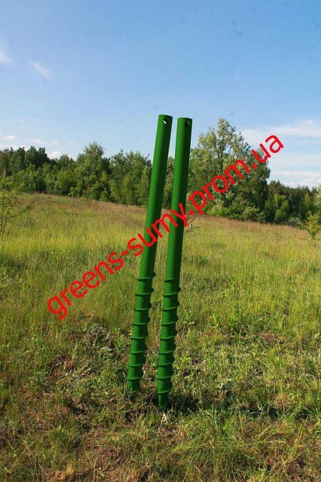 Винтовые сваи, одновитковые, оголовки, наконечники, БЗС, геошуруп