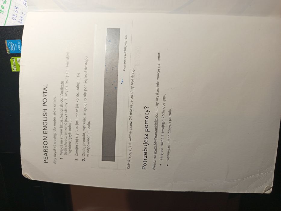 Zeszyt ćwiczeń do języka angielskiego, focus 2