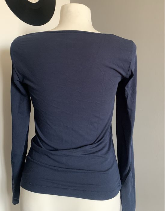 Лонгслів темно-синій