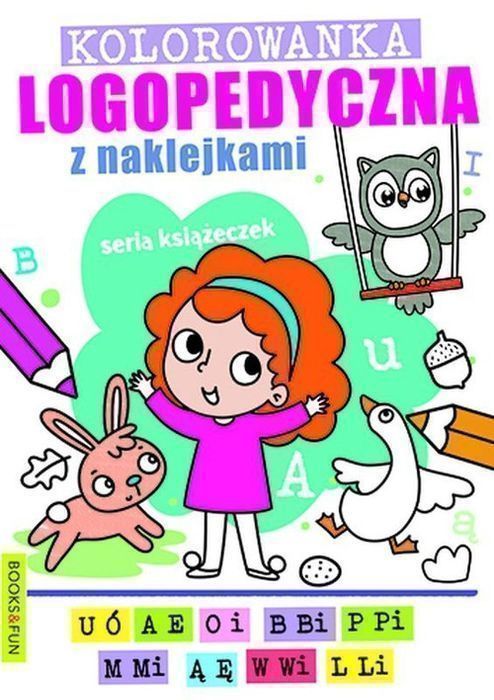 Kolorowanka Logopedyczna 1 Z Naklejkami .