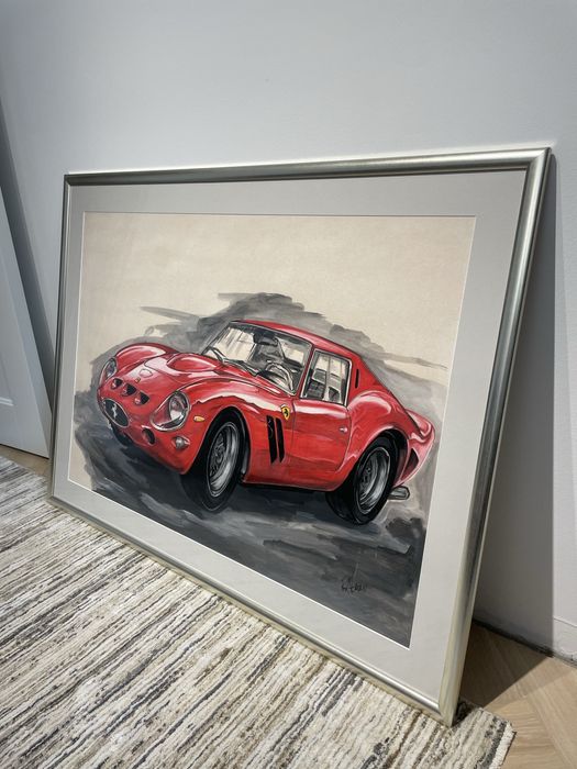 Obraz ręcznie malowany, Ferrari 250 GTO