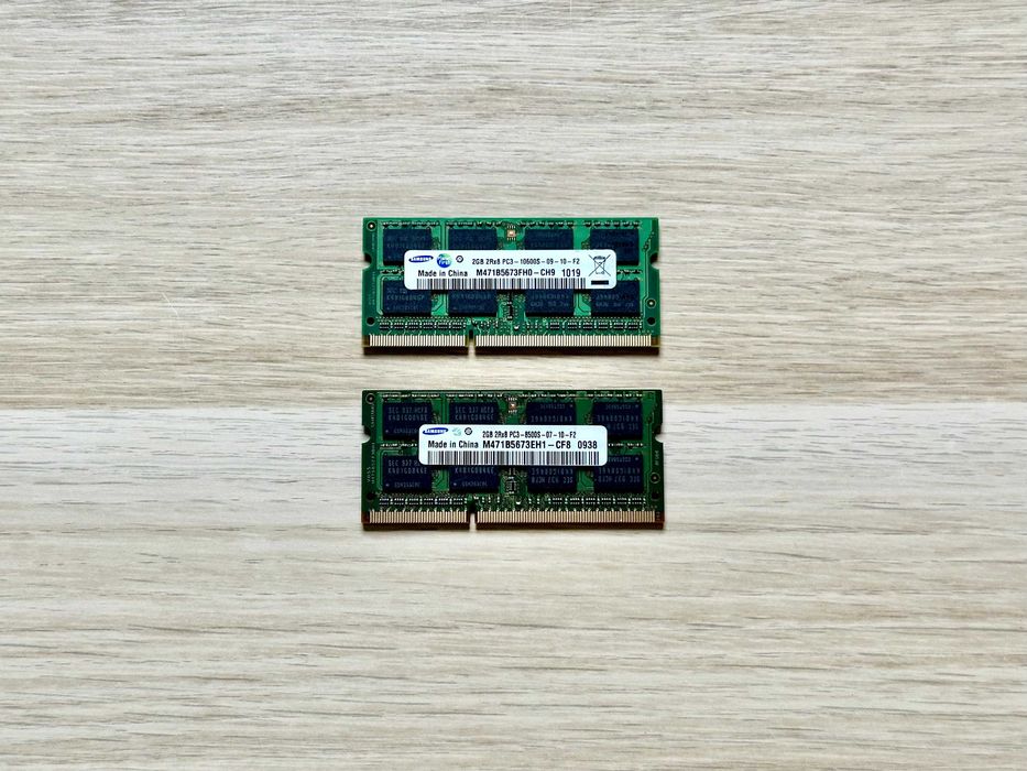 RAM Samsung 4GB DDR3 PC3 10600S 09 10 F2 (2x2GB) – sprawna, testowana