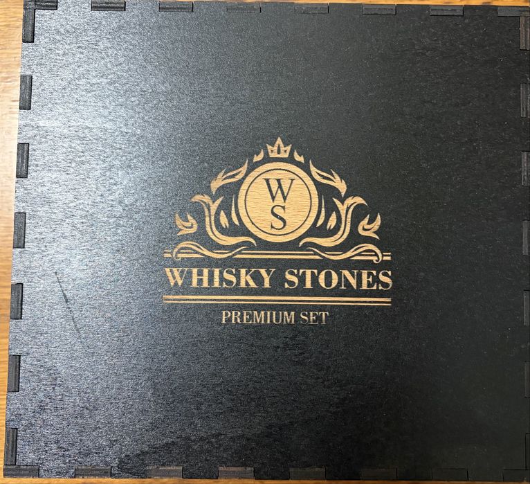 Новий Whisky Stone premium set подарунковий набір склянок та каменів для віскі у ящичку