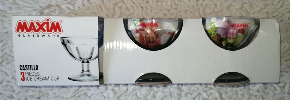 3 Taças de Sobremesa 120ml cada