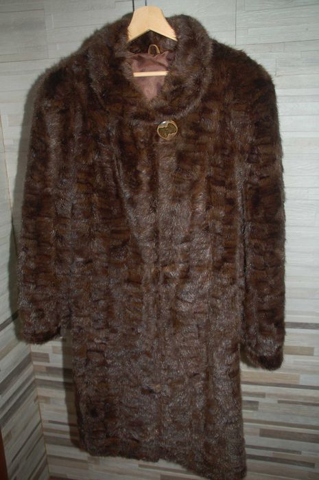 Futro naturalne z norek-grzbiety.Rozmiar XL-42.