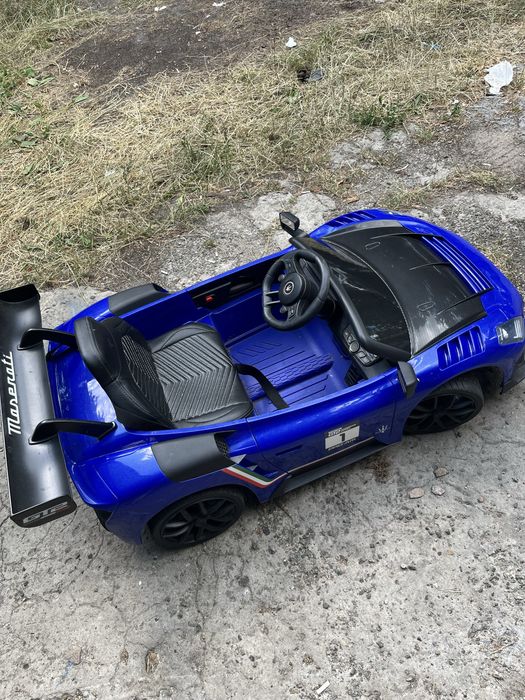 Электромобиль детский Maserati MC20 GT2 M 5105EBLR-4, синий