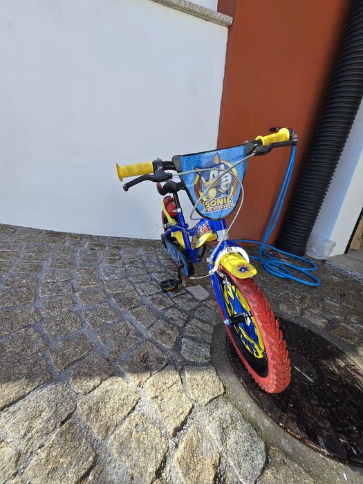 Bicicleta de criança 16" Sonic 5-7anos