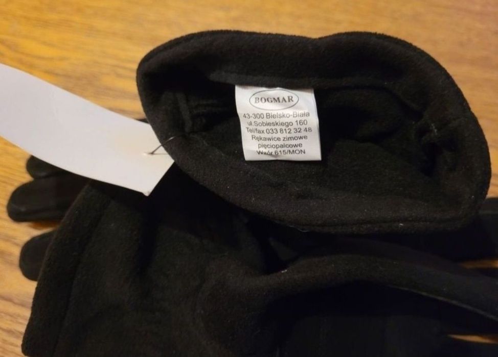 Rękawiczki polarowe wojskowe