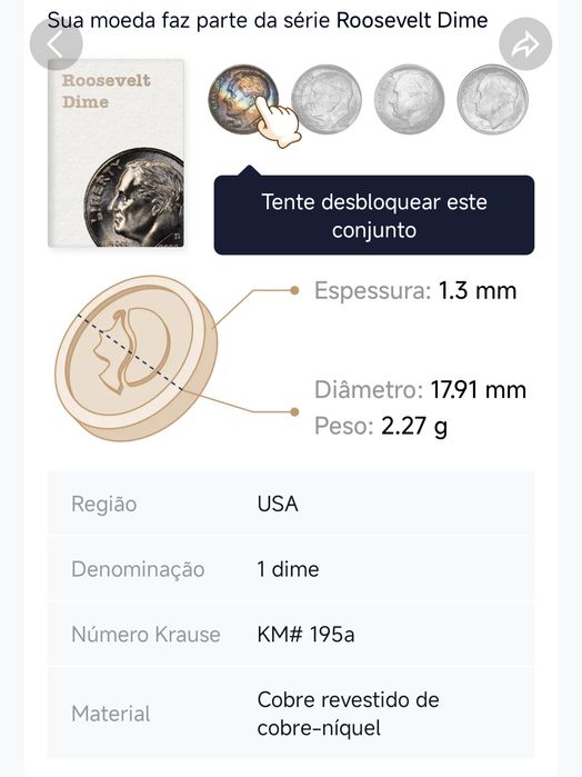 Duas Moedas U.S.A