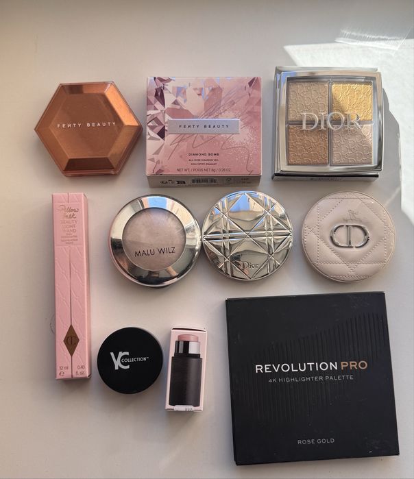Хайлайтер fenty beauty dior  yc malu wilz revolution westman atelier
