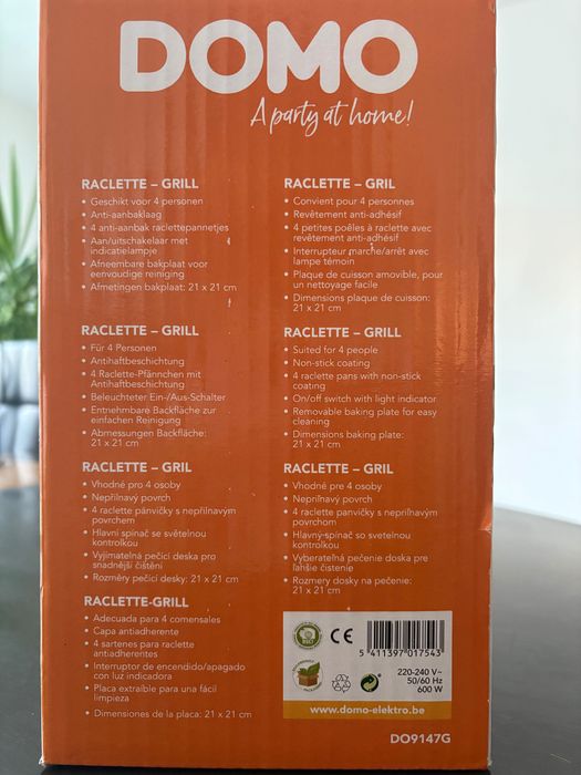 Grill Raclete DOMO