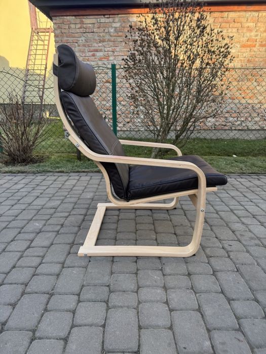 Крісло качалка Ikea крісло гойдалка шкіряне