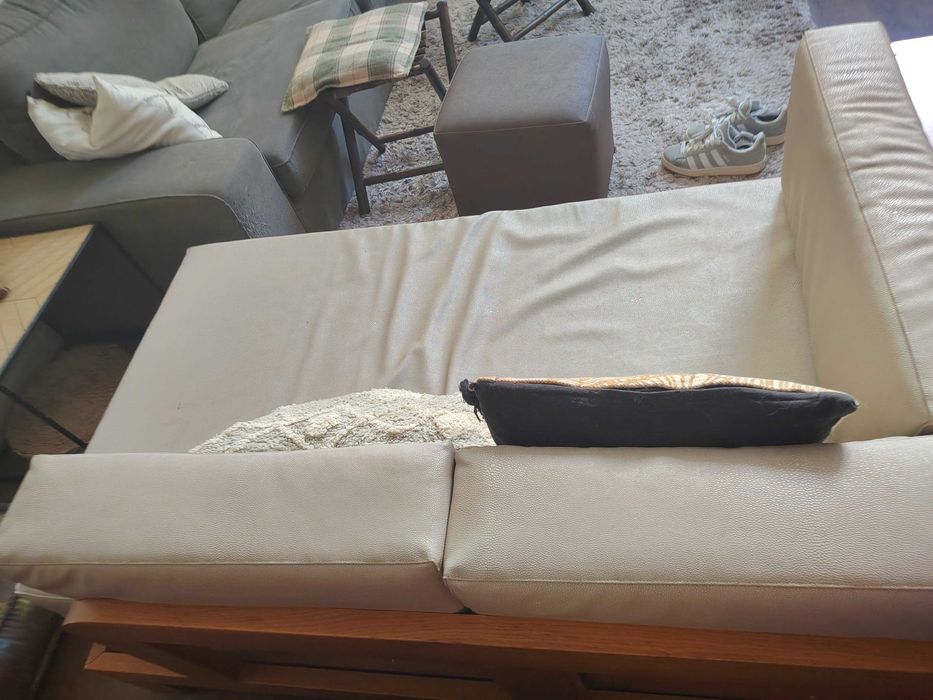 Chaise long em carvalho tratado