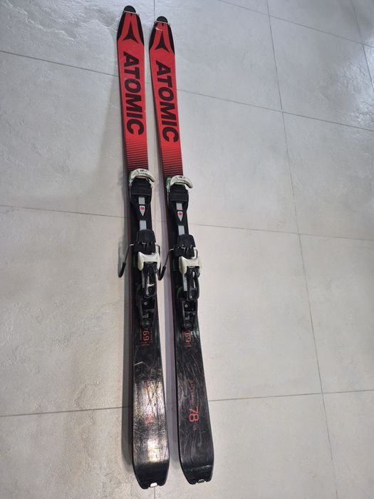 Narty sliturowe Atomic 169 +diamiry+foki