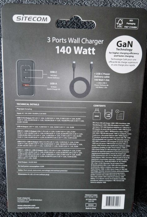 Ładowarka 140 Watt