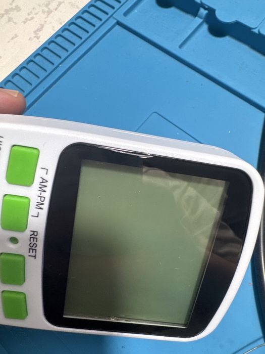 Цифровий ваттметр, енергометр, з дисплеєм. Axacam, 16А, 220В