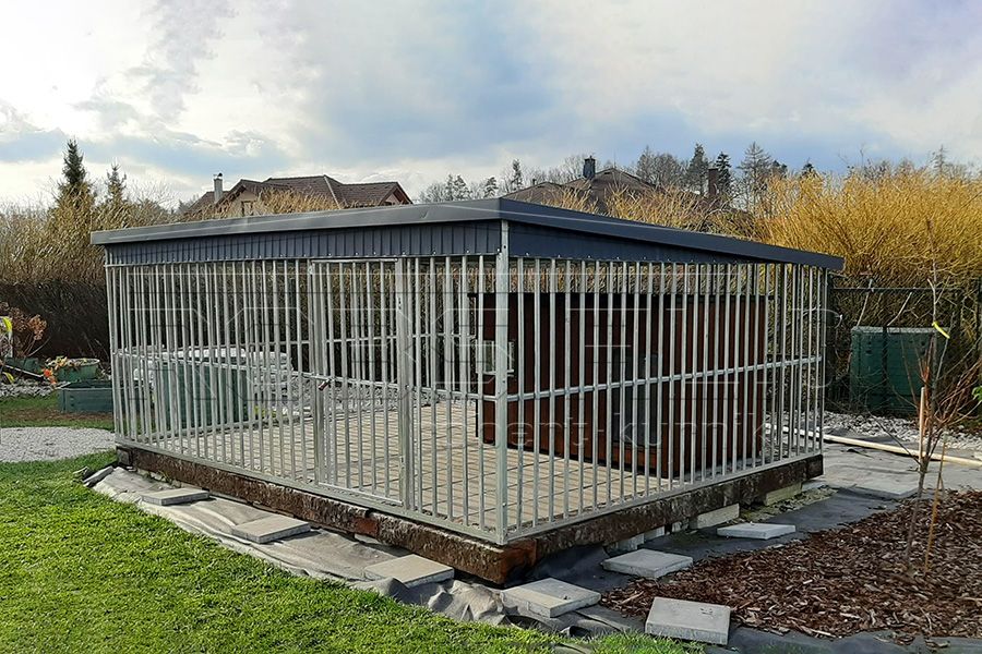 Kojec dla psa NERO ocynkowany 4x3m wzmocniony PRODUCENT różne wymiary