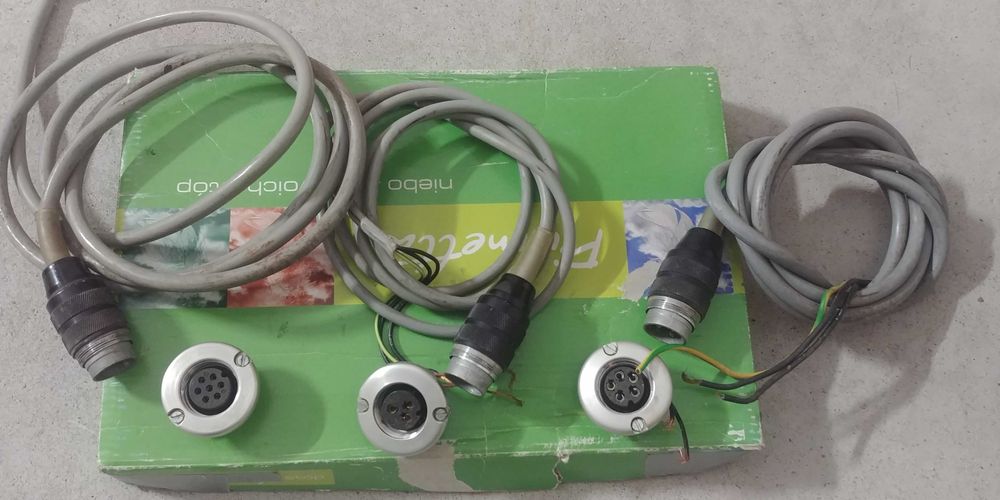 Złącza okrągłe bindery z wtyczkami przemysłowe