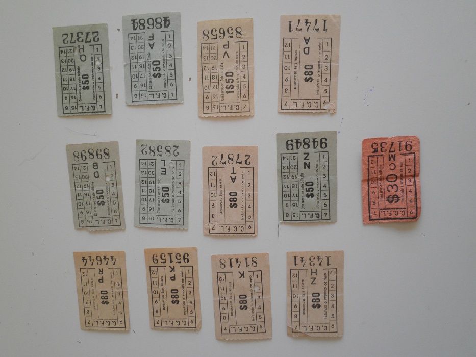 "Capicuas" da Carris, antigas, curiosidades